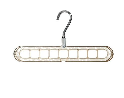 Vertical and horizontal rotating nine-hole clothes hanger (3 pieces)