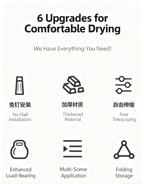 Folding concealed clothes drying rack