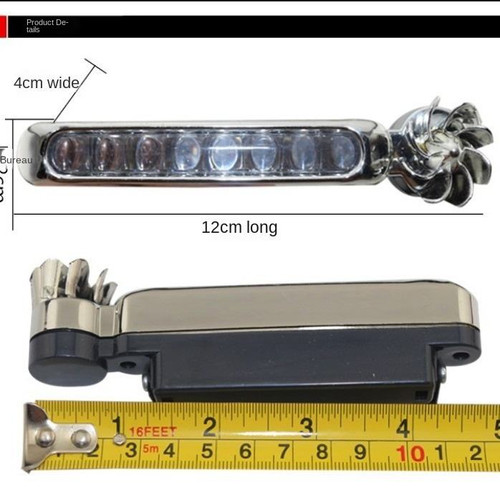 Car wind-powered decorative auxiliary lights