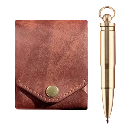 Multifunctional handmade leather wallet and card holder