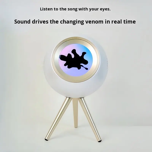 Venom Magnetofluid Iridescent Lighting Portable Bluetooth Speaker