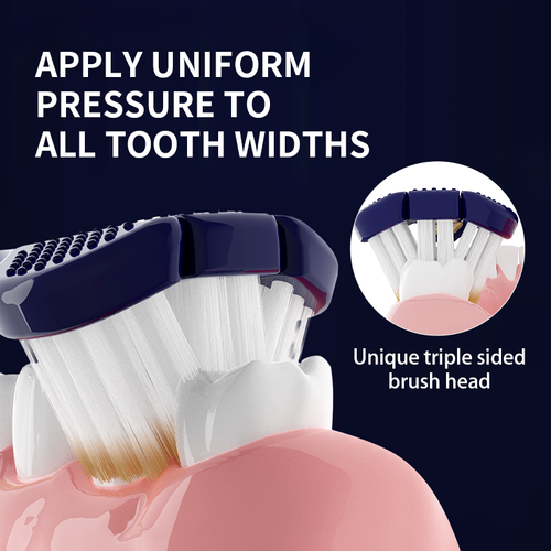 3D Three-Sided Toothbrush (Pack of 6)
