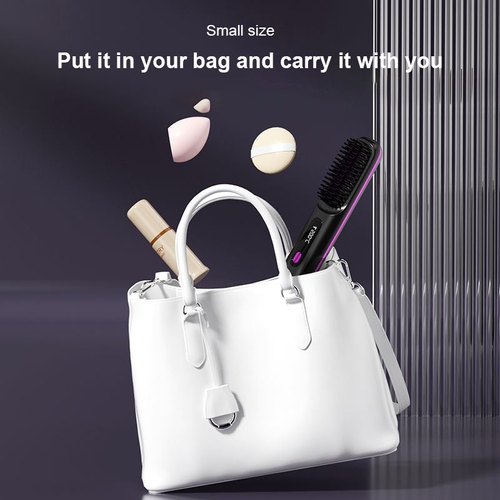 Wireless heated hair straightener