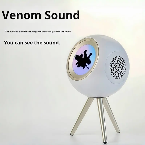 Venom Magnetofluid Iridescent Lighting Portable Bluetooth Speaker