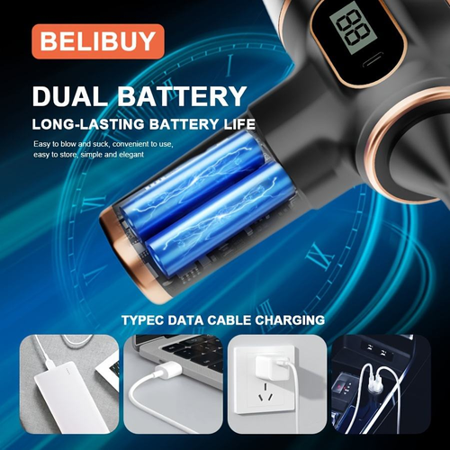 Wireless portable vacuum cleaner for car and home use