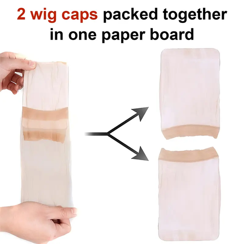 Women's Transparent HD Ultra-Thin Nylon Wig Cap (Pack of 2)