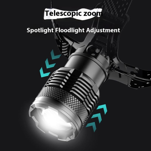 New C-type fast-charging telescopic zoom headlights