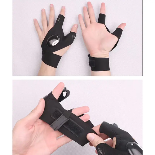 LED Rechargeable Flashlights Gloves (a pair)