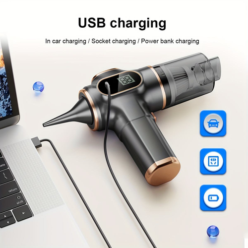 Wireless portable vacuum cleaner for car and home use