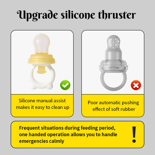 Baby silicone mesh bag nipple