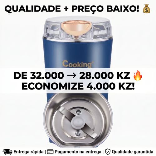 Moedor Elétrico Sem Fio Portátil | Moedor de Café e Especiarias Doméstico para Cozinha em Luanda