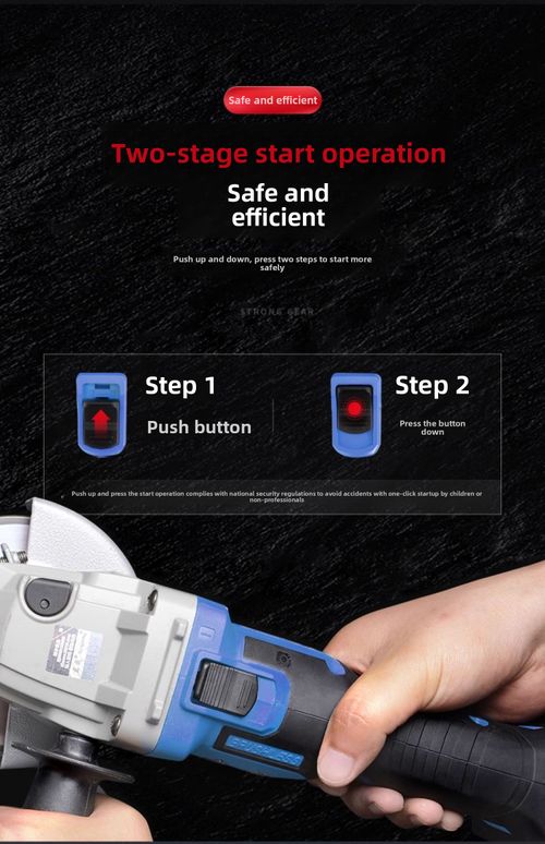 Cordless angle grinder