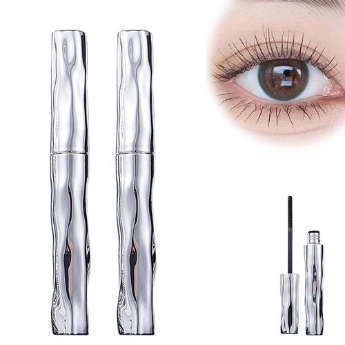 2-pack of waterproof, long-lasting, smudge-proof mascara primer (black)