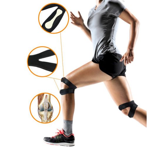 2 Pack Patella Knee Strap, Pain Relief Patellar Tendon Support, Adjustable Brace Band for Basketball, Running, Jumpers Knee, Volleyball, Tendonitis, Arthritis