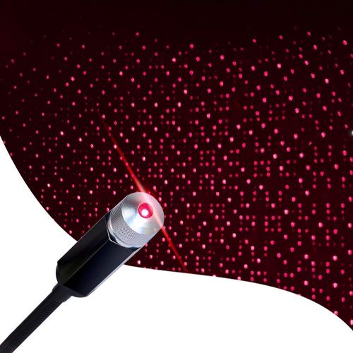 Romantic USB Star Projector Night Light, Flexible Romantic Galaxy USB Night Lamp for Cars Ceiling Party Bedroom Portable USB Night Light Decoration Interior Ceiling.