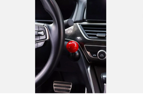 Red Car One Button Engine Start Stop Lever Cover Push to Start Button Rocker