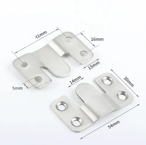 20PairsFlush Mount Bracket Interlock Hanging Buckle Furniture Connector Wall Picture Frame Hanger Display Photo Frames Hooks