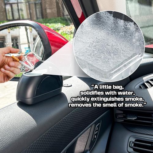 Car Ashtray With Lid, Door Ashtray, Mini Smell Proof Automotive Portable Ashtray for Smokers.
