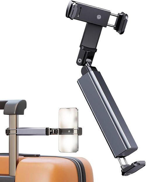 Travel Phone Holder Hands-Free Plane Phone Hount | Pocket Size, Multi-Directional Phone Stand For Airplane Travel, Pallet Table, Airplane Travel Accessory