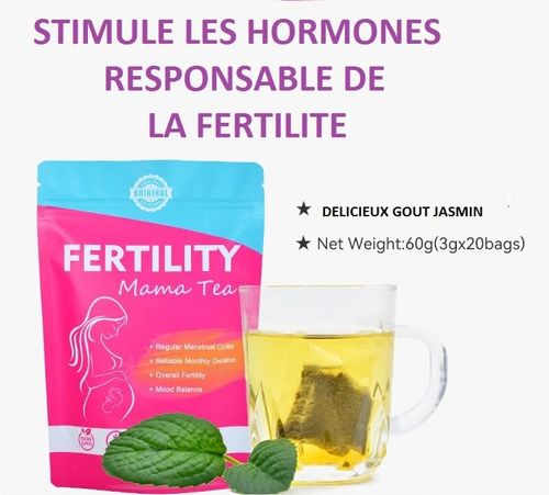 Natural Fertility Tea for Womb Detoxification for Women Who Want to Get Pregnant Vegan Herbal Tea Blend of Sacred Herbs Hormone Balanced infusion