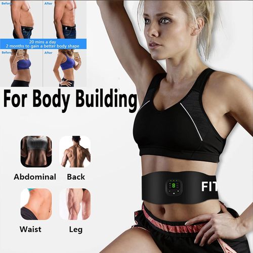 Smart Fitness Ab Belt, Abs Stimulator Electronic Abdominal Muscle Stimulator Toning Belt Body Slimming Belt Weight Loss Men Women