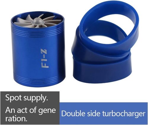 Car Turbocharger Double Sided Turbo F1-z Automobile Intake Turbo Vehicle Engine Turbocharger Power Conversion Accessories suitable for car