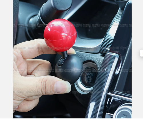Red Car One Button Engine Start Stop Lever Cover Push to Start Button Rocker