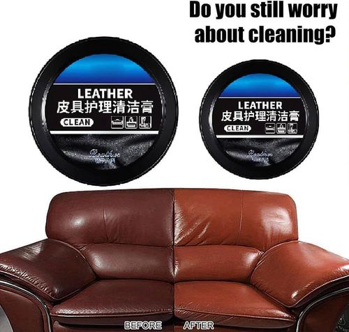 Cleaning and Care Cream & Cleaning Paste for Leather Care,Automotive Interior Leather Cleaning Cream,Car Leather Conditioner Oil Paste,The Original Leather Recoloring Balm,Leather Color Restorer