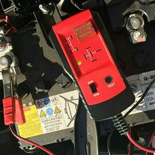 Electronic Relay Tester 12V Car Battery Checker with Clips Auto Relay Diagnostic Tool