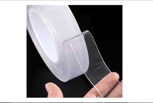 2 Pieces of Nano Double Sided Tape Transparent Mounting Tape Adhesive Wall Stickers for Home Kitchen Party