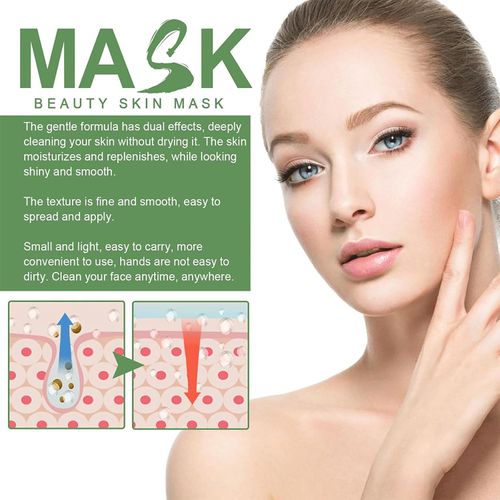 Juxek Green Tea Mask, Green Tea Deep Cleanse Mask, Green Tea Deep Cleanse Mask Stick Blackhead Remover, Green Tea Deep Cleanse Mask Juxek, Juxek Green Tea Face Mask (2pc)