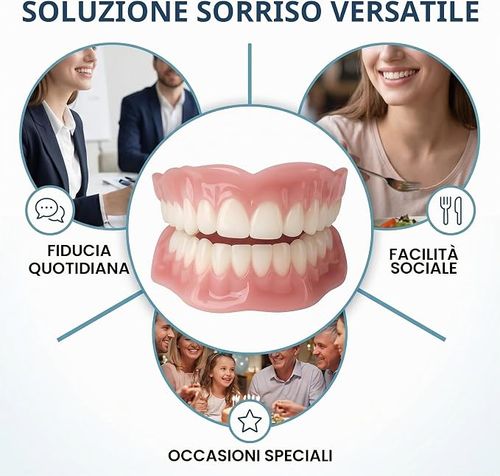 Adjustable  Fake Teeth ,Top and Bottom Denture