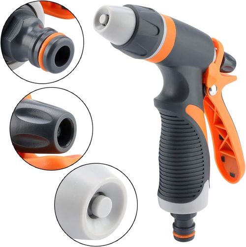 Car Wash Gun Multifunctional Adjustable High Pressure Water Spray Nozzle Tool for Vehicle Cleaning and Garden Irrigation ABS Material