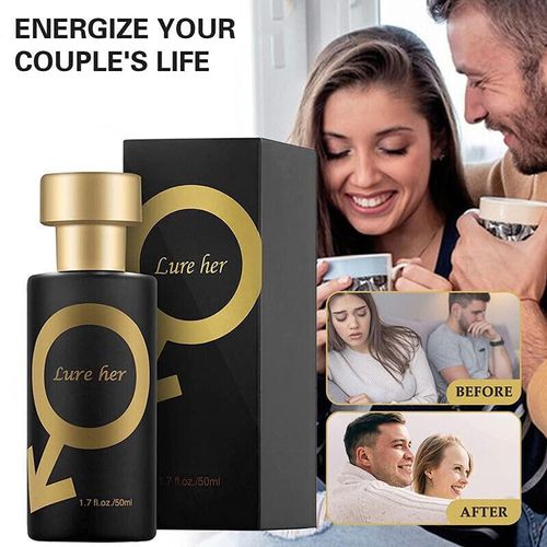 Lure Her Perfume for Men, Pheromone Cologne Perfume, Golden Lure Lashvio Perfume for Men, Make You More Attractive