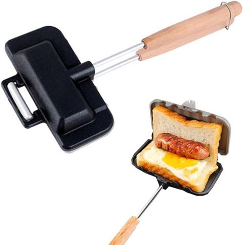 Sandwich Frying Pan, Aluminum Baking Disk Flip Frying Pan Suitable For Grilled Cheese, Pancakes, Omelettes, Hot Dogs, Bread And Toast