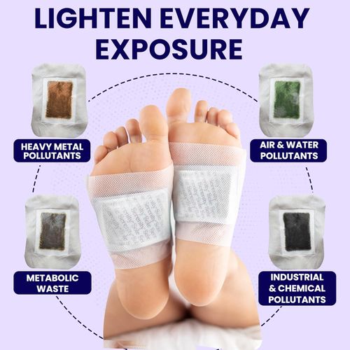 Foot Pads Cleansing and Good Night Sleep Bundle with Zeolite, Magnesium Glycinate, Valerian Root and More