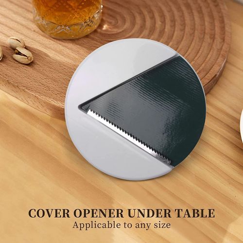 Jar Opener Under Cabinet, Multi Function Easy Grip Jar Opener, One Handed Jar & Bottle Opener , Essential Kitchen Gadgets for Home Assistance