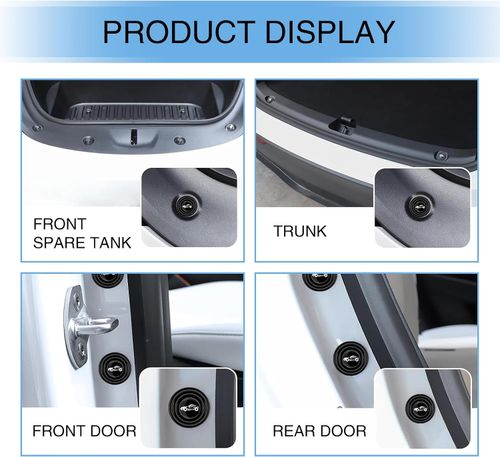 20Pcs Car Door Shock Absorbers , Door Protection Dampers Anti-collision Soundproof Gasket