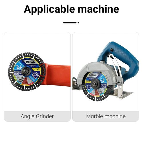 2 Pack  Diamond Multi ,Purpose Saw Blades - Heavy Duty Angle Grinder Discs