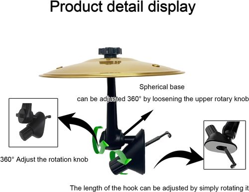 Car cymbal air outlet, car impact cymbal, Car Cymbal Air Vent make your driving more fun, easy clip-on riding for music lovers, Compact Durable Accessory for All