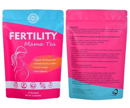 Natural Fertility Tea for Womb Detoxification for Women Who Want to Get Pregnant Vegan Herbal Tea Blend of Sacred Herbs Hormone Balanced infusion