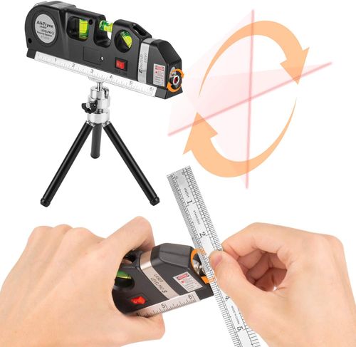 Tool Multipurpose Laser Level Line Laser Kit With triangle bracket for Picture Hanging, cabinets Walls by AikTryee