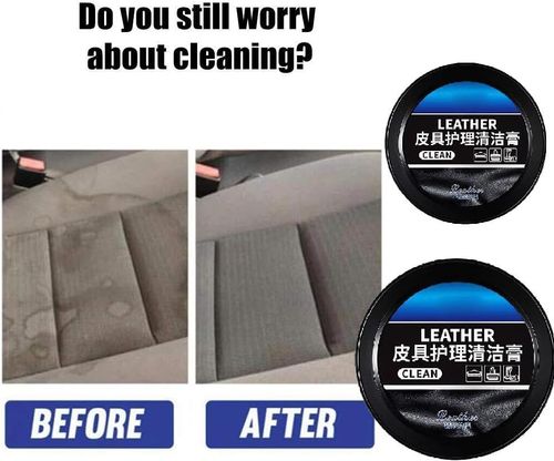Cleaning and Care Cream & Cleaning Paste for Leather Care,Automotive Interior Leather Cleaning Cream,Car Leather Conditioner Oil Paste,The Original Leather Recoloring Balm,Leather Color Restorer