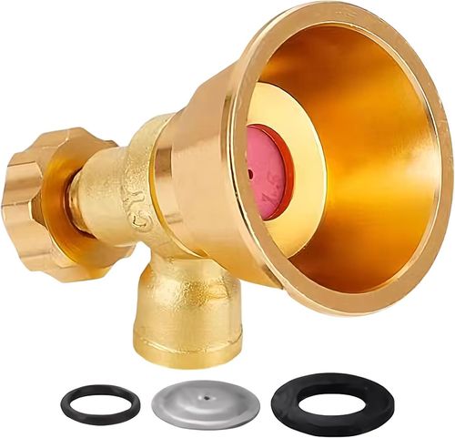 Nozzle for Irrigation Hose, High Strength Adjustable Brass – Manual Sprayer for Outdoor Irrigation , For Lawn Plants Flowers Pets and Crops
