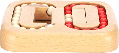 Wooden Toy Lock Unlock Game Puzzle, Brain Intelligence Development, Stress Relief, Beech Material, Cultivate Balance and Coordination, Train Spatial Imagination