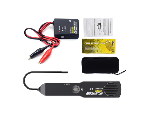 Shkalacar Automotive Electrical Open&Short Finder Circuit Tester Tone Generator Cable Wire Breaker Tracker Probe Car Diagnostic Tester Repair Tool Short Circuit Finder Car Wire Tracker