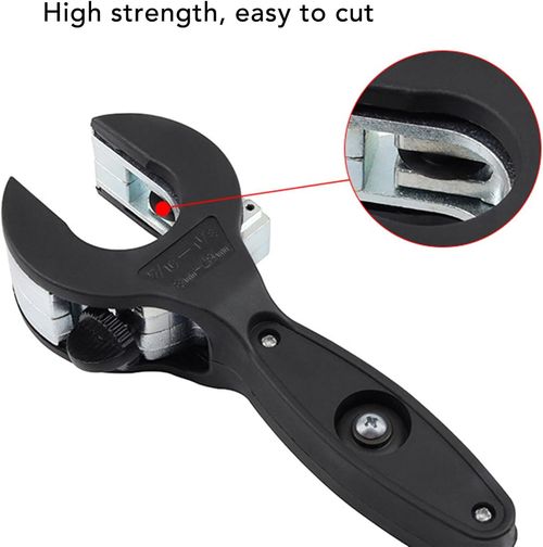 Ratcheting Tubing Cutter 2 in 1 Close Quarters Tube Compact Cutter Ratcheting Pvc Cutter for Cutting Pvc, Ppr, And Plastic Hoses