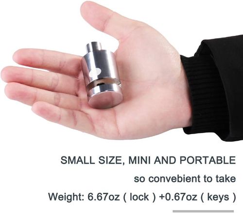 Bike Lock Motorcycle Lock Mini Disc Brake Lock Bicycle Anti-Theft Lock Security Padlock for Motorcycles, Bicycles, Bike, Electrombile, Electric Car, Rust-Proof and Durable,Motorbike Disc Brake Lock