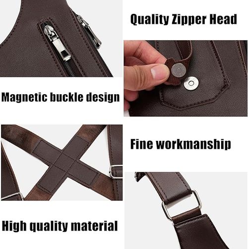 2025 New Double Shoulder Armpit Anti Theft Bag,Armpit bag for men,Multi-pocket Outdoor Tactical Chest Bag