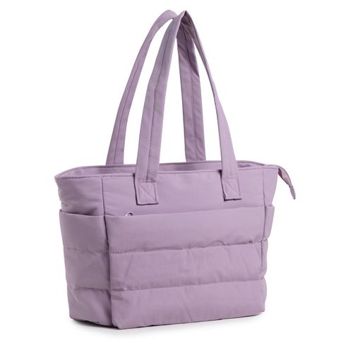 Women Lightweight Tote Bag Fashionable Zipper Closure Casual Outings Handbag